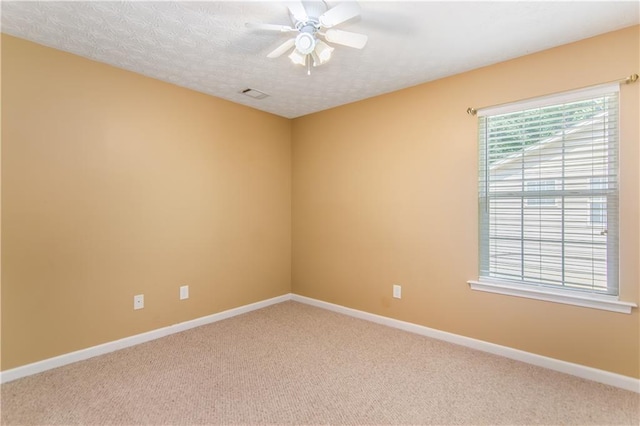 24 Arrow Ct, Lavonia, GA 30553 - empty room featuring carpet, a ceiling fan, and a textured ceiling