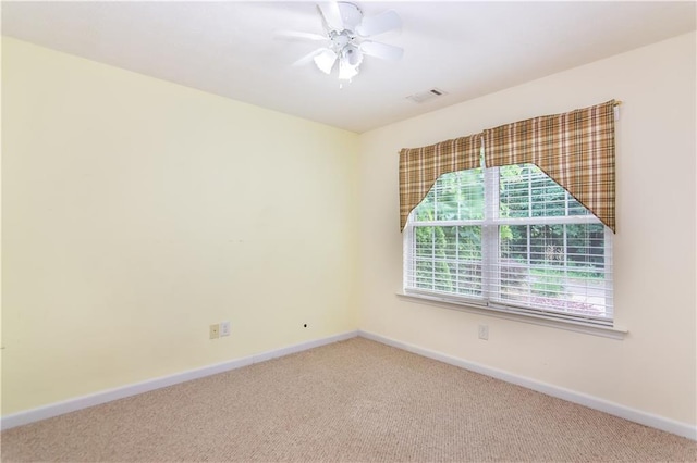 24 Arrow Ct, Lavonia, GA 30553 - carpeted empty room featuring baseboards and a ceiling fan