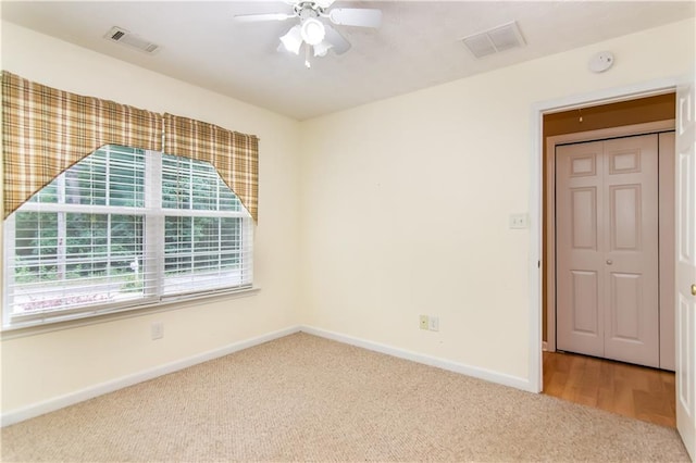 24 Arrow Ct, Lavonia, GA 30553 - carpeted empty room featuring baseboards and a ceiling fan