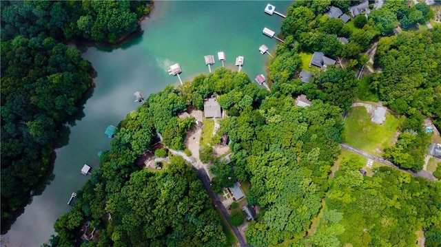 24 Arrow Ct, Lavonia, GA 30553 - aerial overview of property's location with a nearby body of water