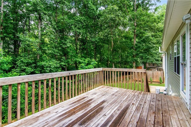 24 Arrow Ct, Lavonia, GA 30553 - view of wooden terrace