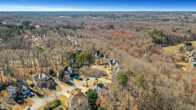 aerial view with a view of trees