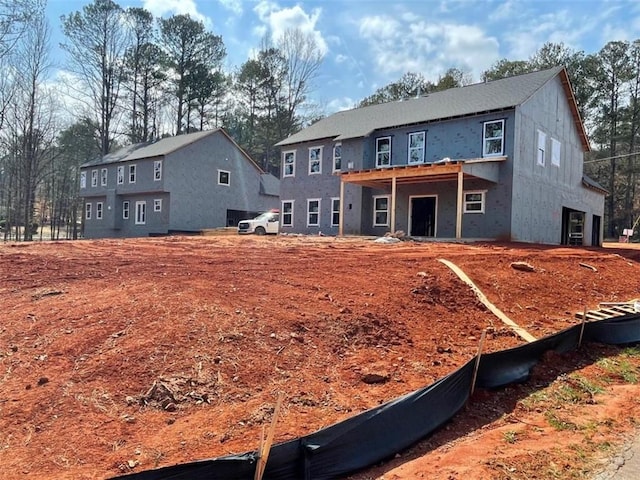 view of back of property