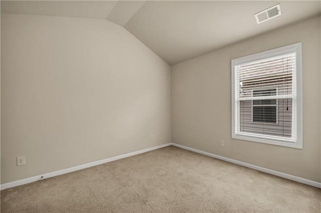 559 Myrle Trace Ln, Suwanee, GA 30024 - unfurnished room with carpet, lofted ceiling, and baseboards