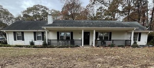 view of ranch-style home