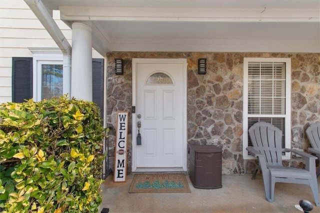 view of entrance to property