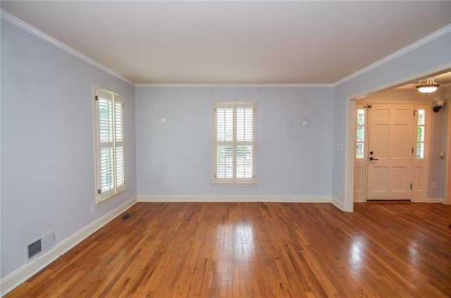 970 Winding Creek Trl, Sandy Springs, GA 30328 - empty room featuring hardwood / wood-style flooring and crown molding
