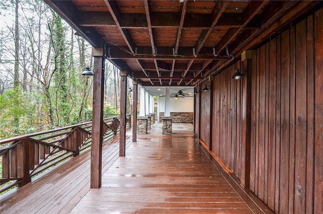 970 Winding Creek Trl, Sandy Springs, GA 30328 - wooden deck featuring an outdoor hangout area