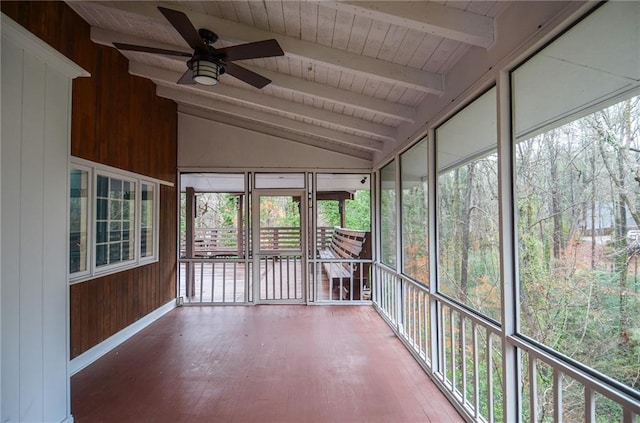 970 Winding Creek Trl, Sandy Springs, GA 30328 - unfurnished sunroom with plenty of natural light and a ceiling fan