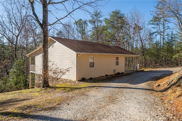 1700 Greenfield Rd, Ellijay, GA 30536 - view of side of home featuring driveway