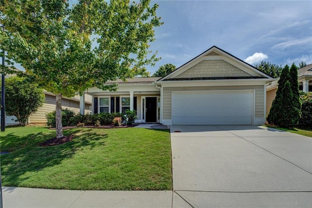 110 Baltusrol Way, Covington, GA 30014 - view of front facade featuring a garage, driveway, and a front lawn