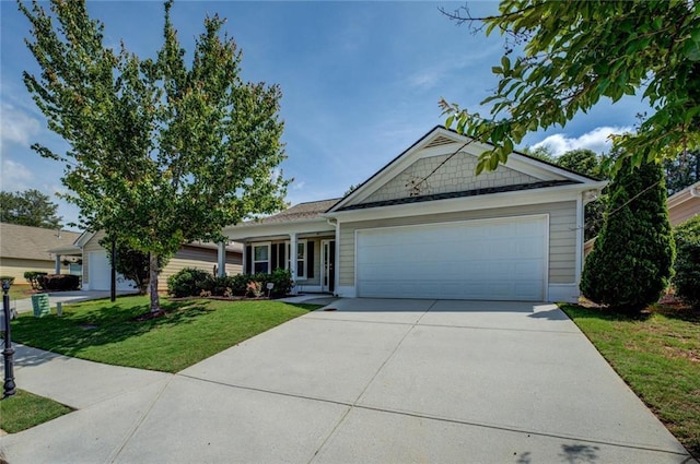 110 Baltusrol Way, Covington, GA 30014 - ranch-style home with a garage, a front yard, and driveway