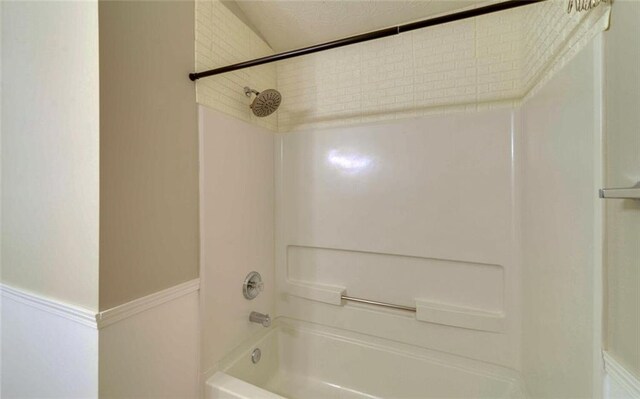 full bathroom featuring bathtub / shower combination