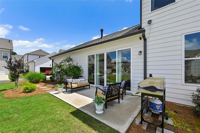 940 Emmett Walk, Alpharetta, GA 30004 - view of patio / terrace featuring grilling area and an outdoor hangout area