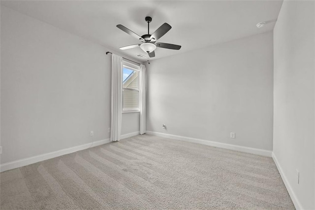 940 Emmett Walk, Alpharetta, GA 30004 - spare room featuring ceiling fan, a smoke detector, and light carpet