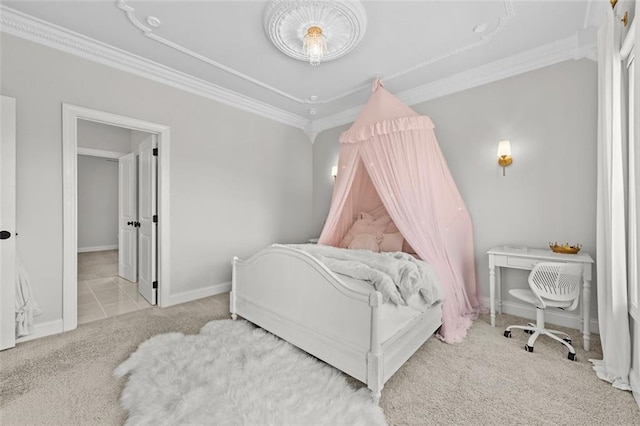 940 Emmett Walk, Alpharetta, GA 30004 - bedroom with carpet and ornamental molding
