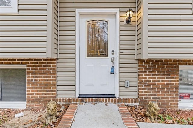 view of entrance to property