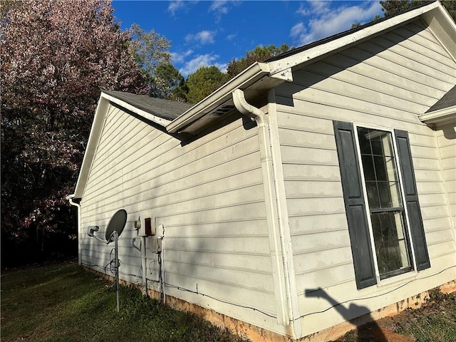 view of side of home