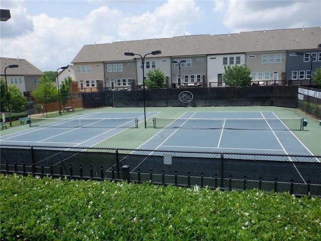 view of sport court