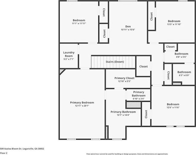509 Azalea Bloom Dr, Loganville, GA 30052 - plan
