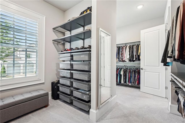 4025 Connolly Ct, Roswell, GA 30075 - walk in closet featuring light carpet