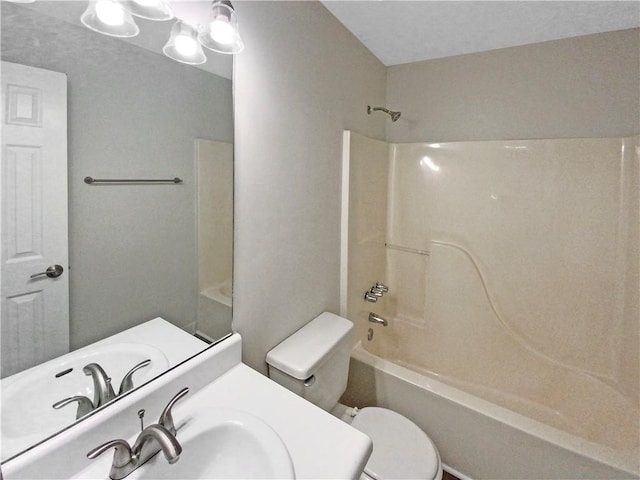 empty room with visible vents, baseboards, dark colored carpet, and a textured ceiling