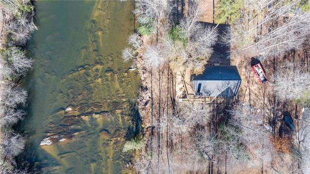 275 River Cliff Dr, Cornelia, GA 30531 - drone / aerial view featuring a water and mountain view and a forest view