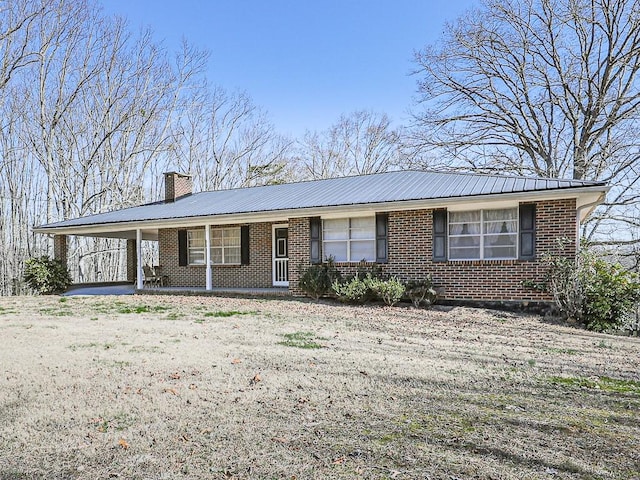 view of ranch-style home