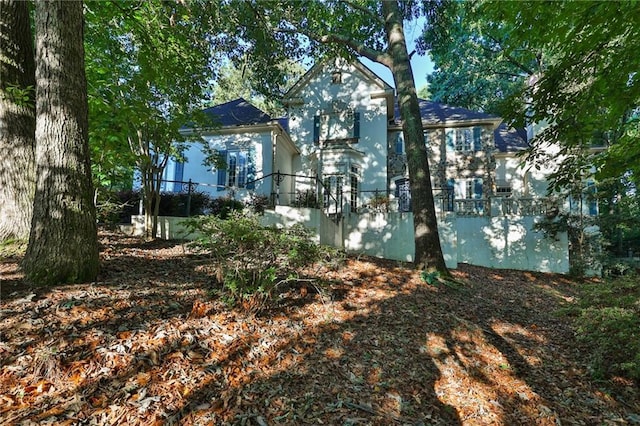 view of rear view of property