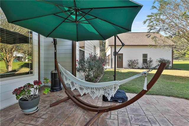 view of patio