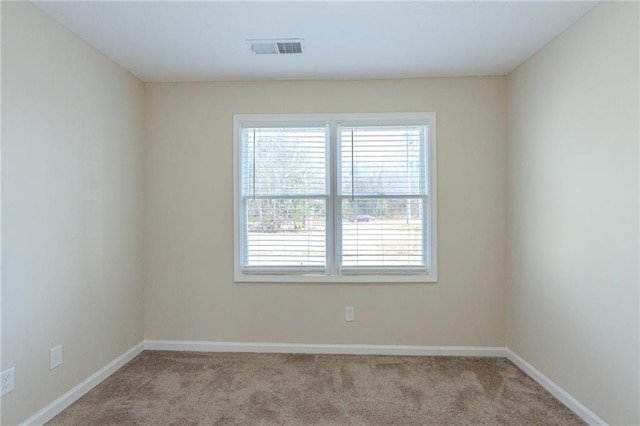 empty room with light carpet