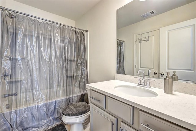 1005 Belfry Ter, Fairburn, GA 30213 - full bath with shower / tub combo, toilet, and vanity
