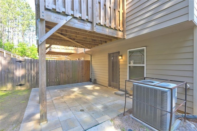 1005 Belfry Ter, Fairburn, GA 30213 - view of patio featuring central AC