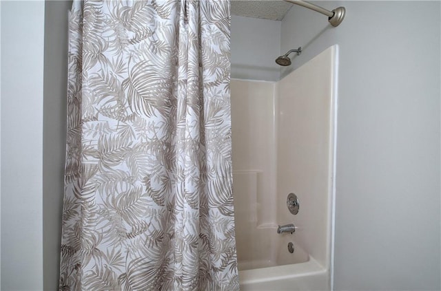 17 Fawn Ridge Dr SW, Cartersville, GA 30120 - bathroom featuring shower / bath combo with shower curtain