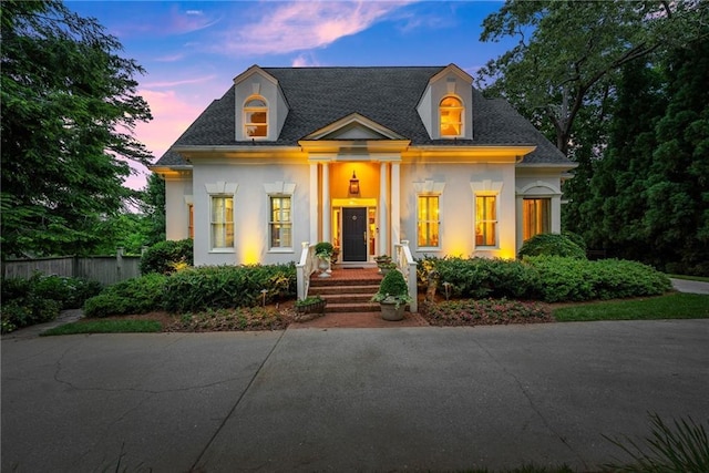 1374 Riverside Dr, Gainesville, GA 30501 - view of front of home with stucco siding and a shingled roof