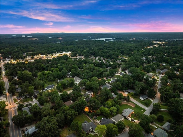 1374 Riverside Dr, Gainesville, GA 30501 - aerial view of property's location with a heavily wooded area