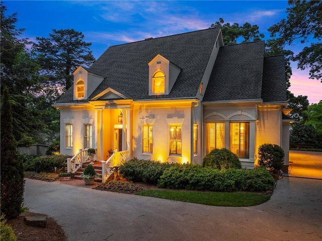 1374 Riverside Dr, Gainesville, GA 30501 - view of front of property featuring a shingled roof and covered porch