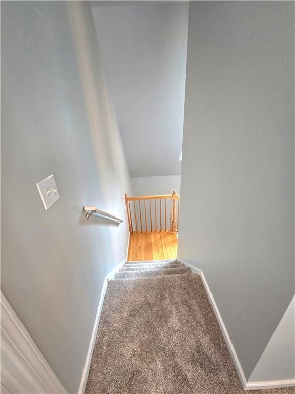corridor featuring recessed lighting and carpet floors