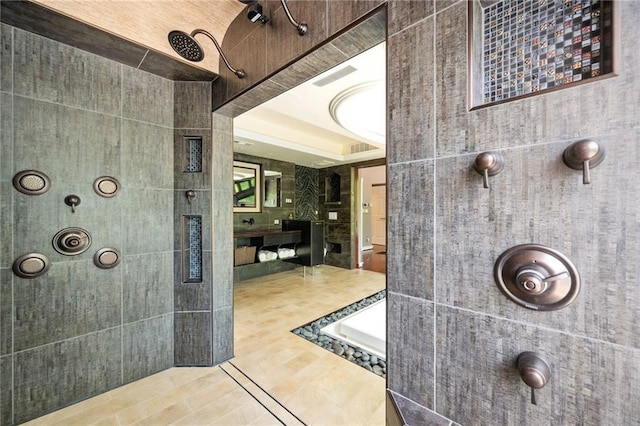 1216 E Rock Springs Rd NE, Atlanta, GA 30306 - full bathroom featuring tiled shower