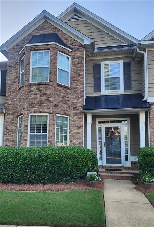 5449 Festival Ave, Fairburn, GA 30213 - view of front of property with brick siding
