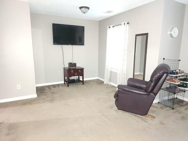 5449 Festival Ave, Fairburn, GA 30213 - living area featuring carpet and baseboards
