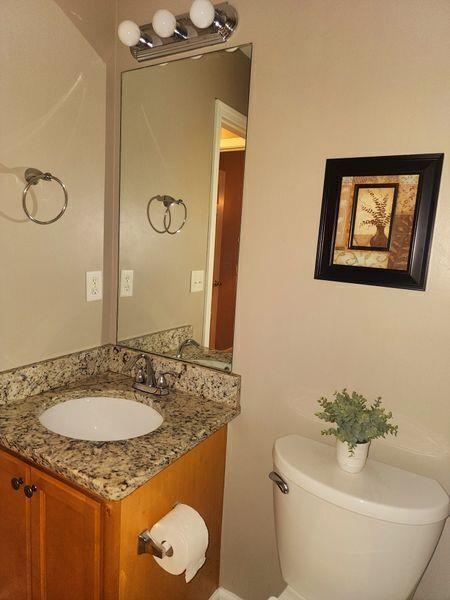5449 Festival Ave, Fairburn, GA 30213 - half bath with vanity and toilet