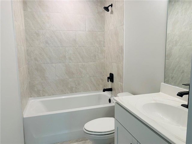 7206 Grand Reunion Dr, Hoschton, GA 30548 - bathroom featuring vanity and bathtub / shower combination