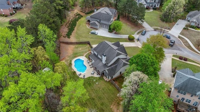 229 Primstone Way, Mcdonough, GA 30253 - aerial view of property's location with nearby suburban area and a pool