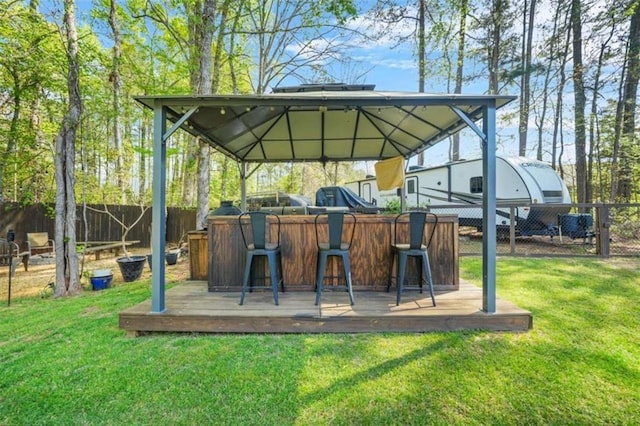 229 Primstone Way, Mcdonough, GA 30253 - view of patio / terrace with a gazebo and a wooden deck