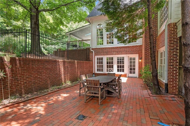 8643 Ellard Dr, Alpharetta, GA 30022 - view of patio / terrace with outdoor dining space
