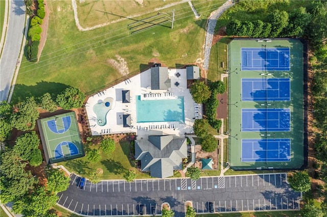 2517 Stone Manor Dr, Buford, GA 30519 - bird's eye view of a pool