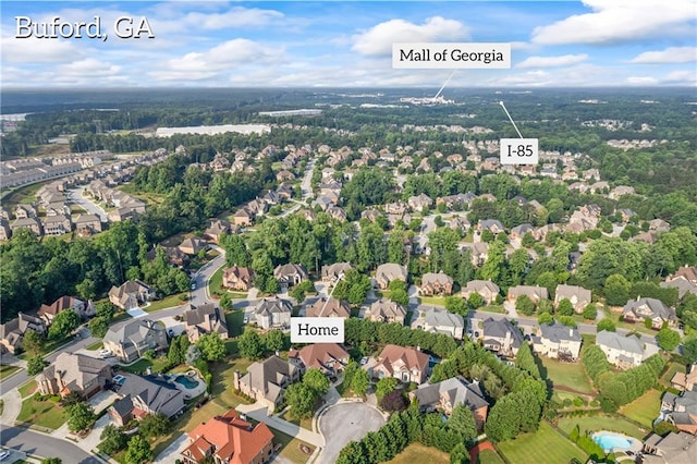 2517 Stone Manor Dr, Buford, GA 30519 - view of property location with nearby suburban area