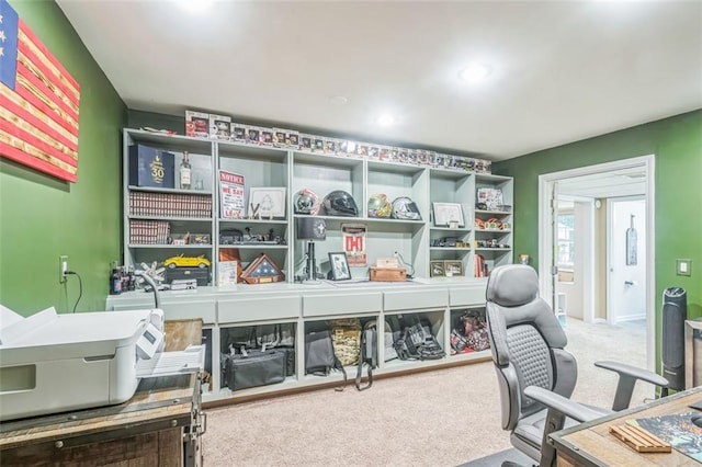 260 Brannon Dr, Hoschton, GA 30548 - office area with carpet and recessed lighting