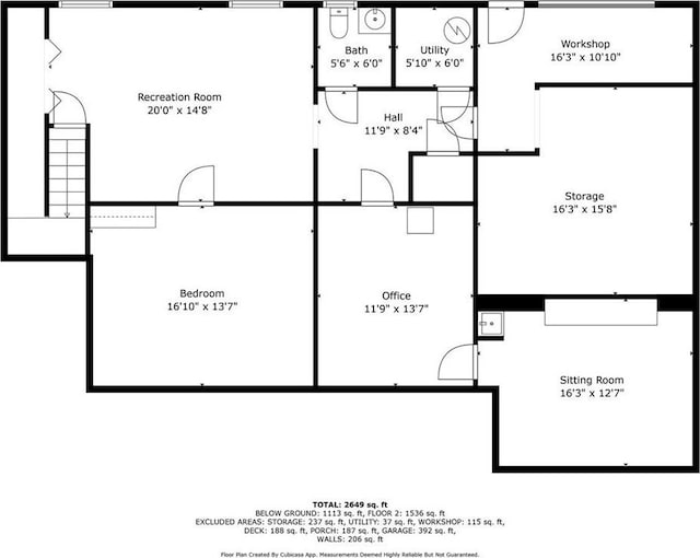 260 Brannon Dr, Hoschton, GA 30548 - floor plan / room layout